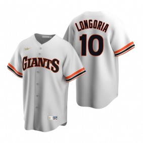 San Francisco Giants Evan Longoria Nike White Cooperstown Collection Home Jersey