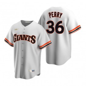 San Francisco Giants Gaylord Perry Nike White Cooperstown Collection Home Jersey