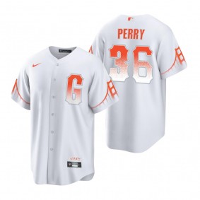 San Francisco Giants Gaylord Perry White 2021 City Connect Replica Jersey