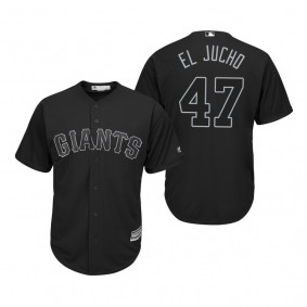 San Francisco Giants Johnny Cueto El Jucho Black 2019 Players' Weekend Replica Jersey