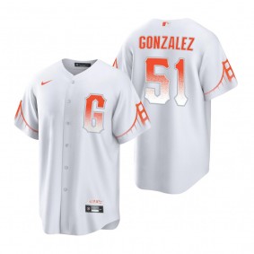 San Francisco Giants Luis Gonzalez White City Connect Replica Jersey