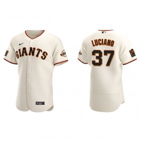 Men's San Francisco Giants Marco Luciano Cream Authentic Home Jersey