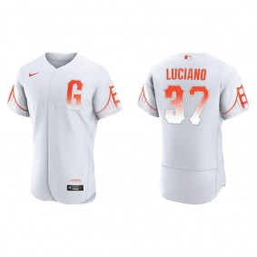 Men's San Francisco Giants Marco Luciano White City Connect Authentic Jersey