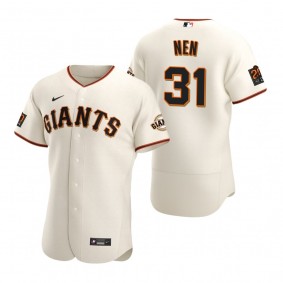 San Francisco Giants Robb Nen Nike Cream Retired Player Authentic Jersey