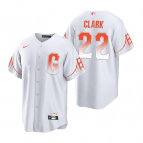 San Francisco Giants Will Clark White 2021 City Connect Replica Jersey