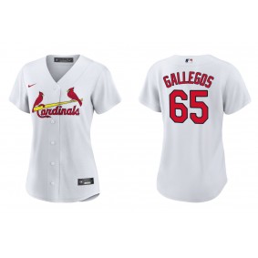 Women's St. Louis Cardinals Giovanny Gallegos White Replica Jersey