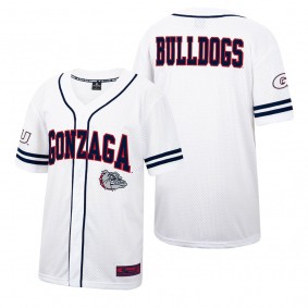 Gonzaga Bulldogs White Navy Baseball Jersey