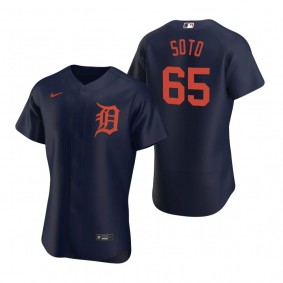 Men's Detroit Tigers Gregory Soto Nike Navy Authentic Jersey