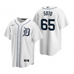 Detroit Tigers Gregory Soto Nike White Replica Home Jersey