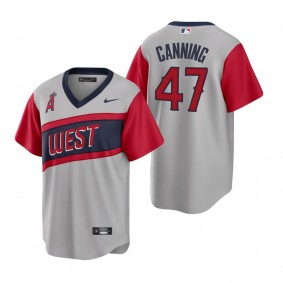 Los Angeles Angels Griffin Canning Nike Gray 2021 Little League Classic Road Replica Jersey