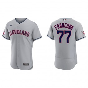 Men's Cleveland Guardians Terry Francona Gray Authentic Jersey