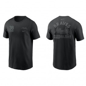 Guillermo Heredia Atlanta Braves Pitch Black Baseball Club T-Shirt