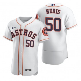Men's Houston Astros Hector Neris White Authentic Home Jersey