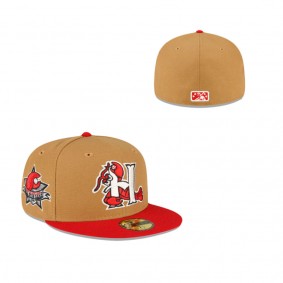 Hickory Crawdads Wheat 59FIFTY Fitted Hat