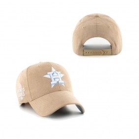 Men's Houston Astros '47 Khaki Ultra Suede MVP Adjustable Hat