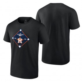 Men's Houston Astros Fanatics Branded Black 2022 Postseason T-Shirt