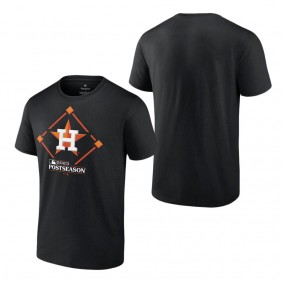 Men's Houston Astros Fanatics Branded Black 2023 Postseason Around the Horn T-Shirt