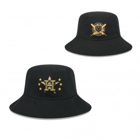 Men's Houston Astros Black 2024 Armed Forces Day Bucket Hat