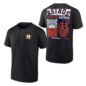 Men's Houston Astros Fanatics Branded Black In Good Graces T-Shirt