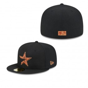 Men's Houston Astros Black Metallic Pop 59FIFTY Fitted Hat