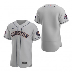 Houston Astros Gray 2022 World Series Champions Road Authentic Jersey