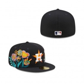 Houston Astros Groovy 59FIFTY Fitted Hat