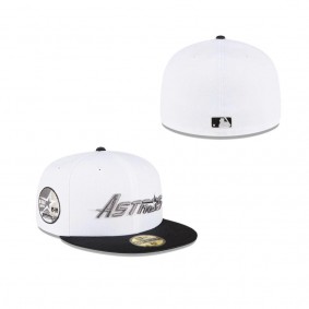 Houston Astros Just Caps Optic White 59FIFTY Fitted Hat