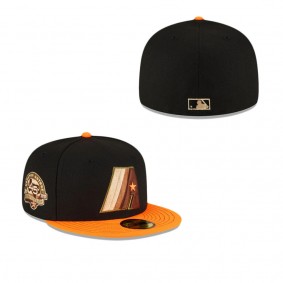 Houston Astros Just Caps Orange Visor 59FIFTY Fitted Hat