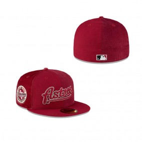 Just Caps Tri Panel Houston Astros 59Fifty Fitted Hat