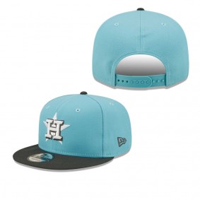 Men's Houston Astros Light Blue Charcoal Color Pack Two-Tone 9FIFTY Snapback Hat