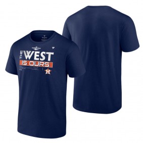 Men's Houston Astros Fanatics Branded Navy 2022 AL West Division Champions Locker Room Big & Tall T-Shirt