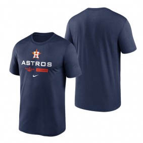 Men's Houston Astros Navy 2022 Postseason Authentic Collection Dugout T-Shirt