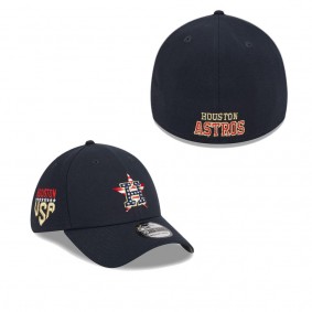 Men's Houston Astros Navy 2023 Fourth of July 39THIRTY Flex Fit Hat