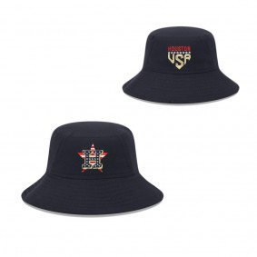 Men's Houston Astros Navy 2023 Fourth of July Bucket Hat