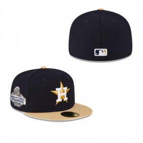 Houston Astros Navy 2023 Gold Collection 59FIFTY Fitted Hat