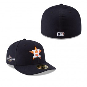 Men's Houston Astros Navy 2023 Postseason Low Profile 59FIFTY Fitted Hat