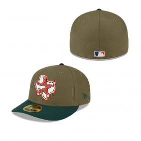 Houston Astros Olive Low Profile 59FIFTY Fitted Hat
