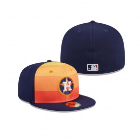Men's Houston Astros Orange 2024 Batting Practice 59FIFTY Fitted Hat