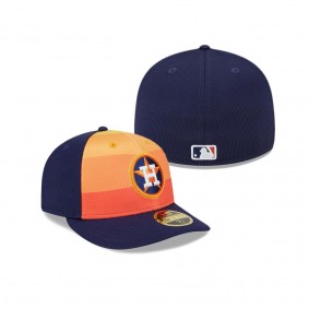 Men's Houston Astros Orange 2024 Batting Practice Low Profile 59FIFTY Fitted Hat