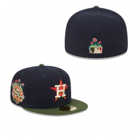 Houston Astros Sprouted 59FIFTY Fitted Hat Navy