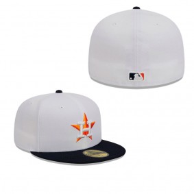Men's Houston Astros White Optic 59FIFTY Fitted Hat