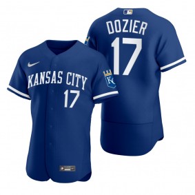 Men's Kansas City Royals Hunter Dozier Royal 2022 Authentic Jersey