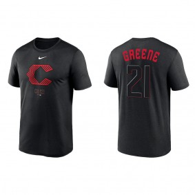 Hunter Greene Cincinnati Reds Nike Black 2023 City Connect Tri-Blend T-Shirt