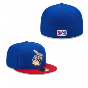 Men's Iowa Cubs Blue Red Marvel x Minor League 59FIFTY Fitted Hat