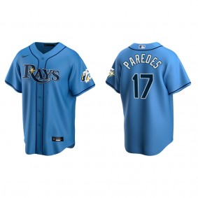Isaac Paredes Men's Tampa Bay Rays Nike Light Blue 25th Anniversary Alternate Replica Jersey