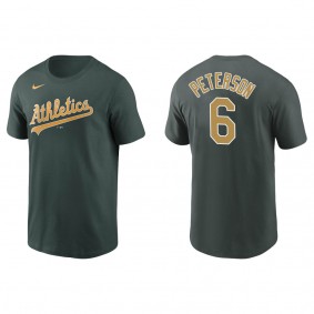 Jace Peterson Men's Oakland Athletics Matt Chapman Nike Green Name & Number T-Shirt