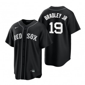 Boston Red Sox Jackie Bradley Jr. Nike Black White Replica Official Jersey