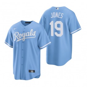 Kansas City Royals JaCoby Jones Nike Blue Replica Alternate Jersey