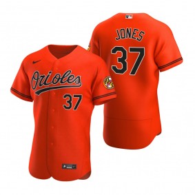 Men's Baltimore Orioles Jahmai Jones Orange Authentic Alternate Jersey