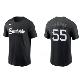 White Sox Jake Diekman Black City Connect Wordmark T-Shirt